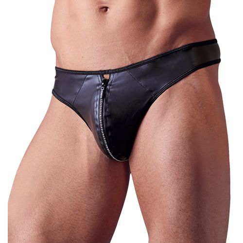 Image of Svenjoyment Underwear Mannenstring Met Rits Met StrassSteentjes