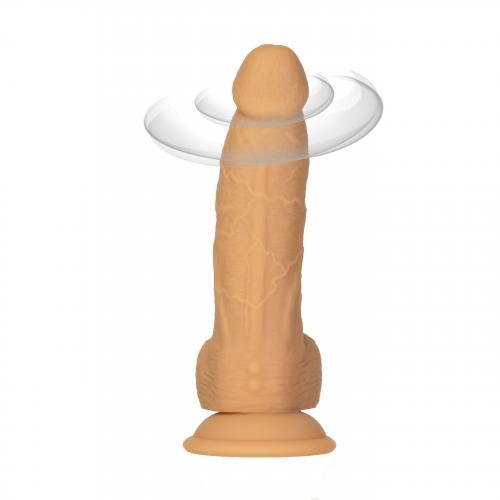 Image of Naked Addiction Roterende & Vibrerende Dildo 20 cm