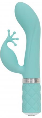 Image of Pillow Talk Kinky Rabbit & GSpot Vibrator Teal