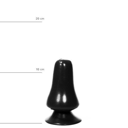 Afbeelding van All Black Buttplug 12 cm Zwart