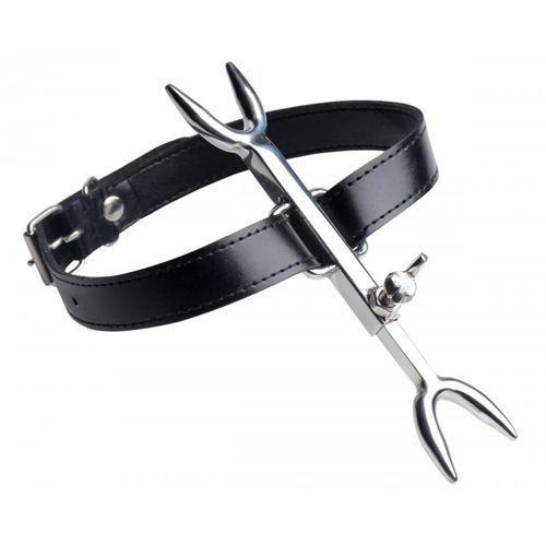 Image of Strict Leather Heretic&apos;s Fork BDSM Halsband
