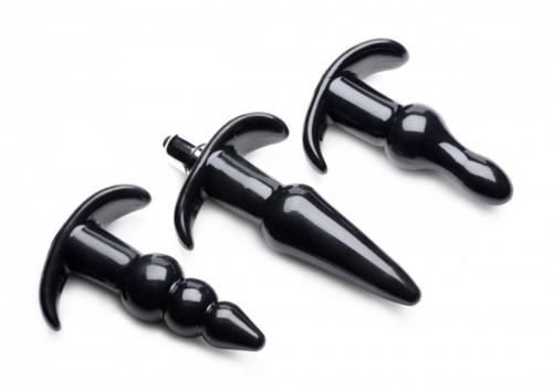 Thrill Trio Anaal Plug - Set van 3 - Zwart afbeelding