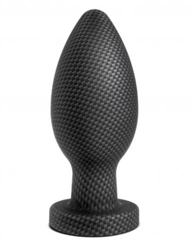Spark - Siliconen Anaal Plug Carbon Fiber - Large afbeelding