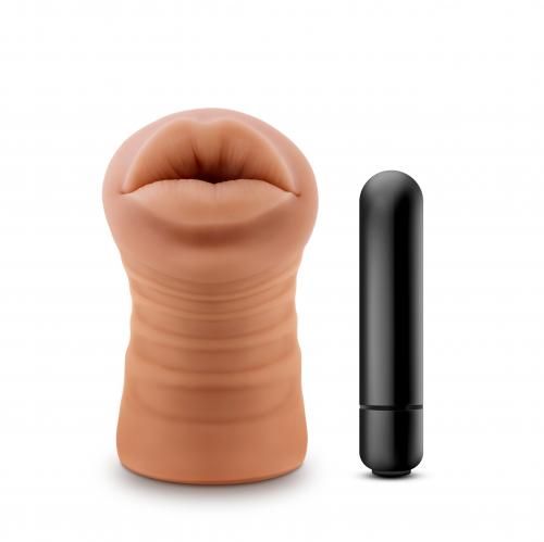 M for Men - Isabella Masturbator Met Bullet Vibrator - Mond afbeelding