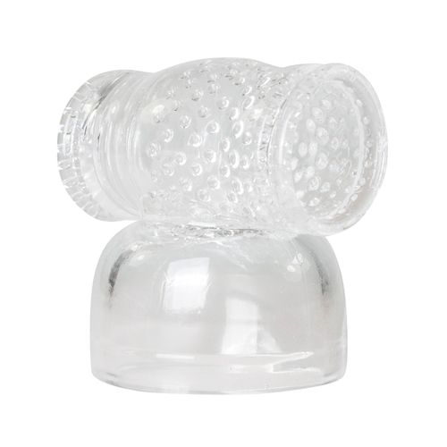 EasyToys Wand Collection - Opzetstuk Met Masturbator Clear
