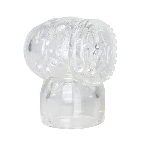 EasyToys Wand Collection - Opzetstuk Met Masturbator Clear