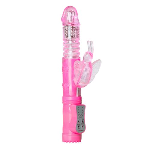 Image of Easytoys Vibe Collection Stotende Butterfly Vibrator Roze 