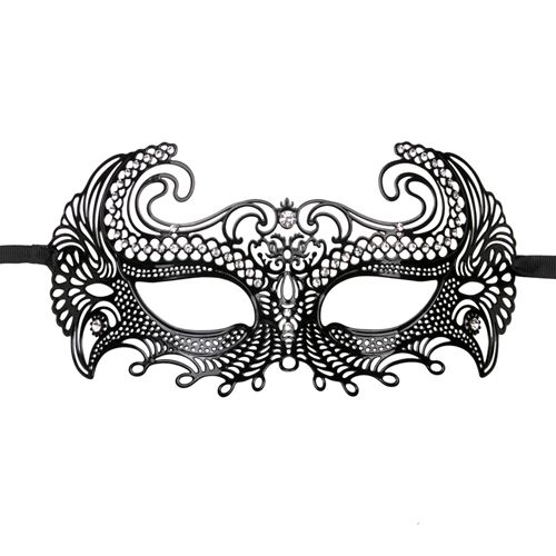 Image of Easytoys Fetish Collection Easytoys Metalen Venetiaans Masker Zwart 