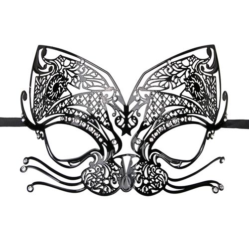 Easytoys Fetish Collection Easytoys Opengewerkt Venetiaans Masker Zwart