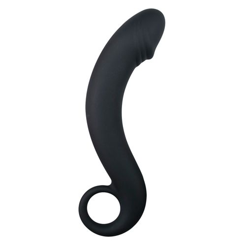 Image of Easytoys Anal Collection Zwarte siliconen prostaat dildo