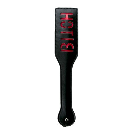 Easytoys Fetish Collection Zwarte Leren Paddle Bitch