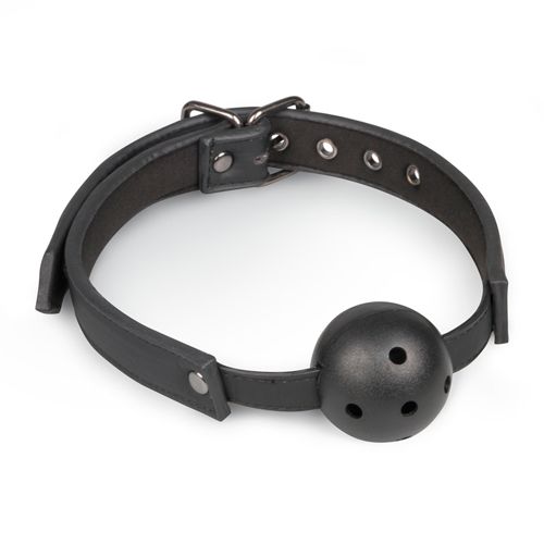 Image of Easytoys Fetish Collection Ball gag met PVC bal zwart