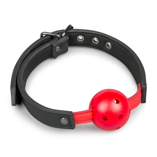 Image of Easytoys Fetish Collection Ball gag met bal van PVC rood