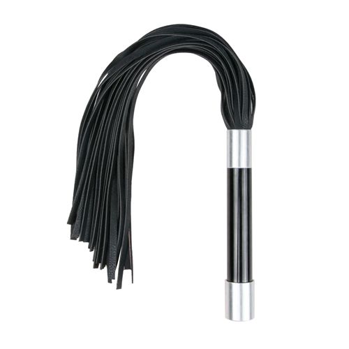 Image of Easytoys Fetish Collection Lange flogger met metalen handvat 