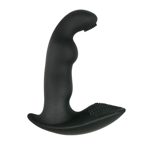 Image of Easytoys Men Only Dynamic Duke Geribbelde Prostaat Vibrator Zwart