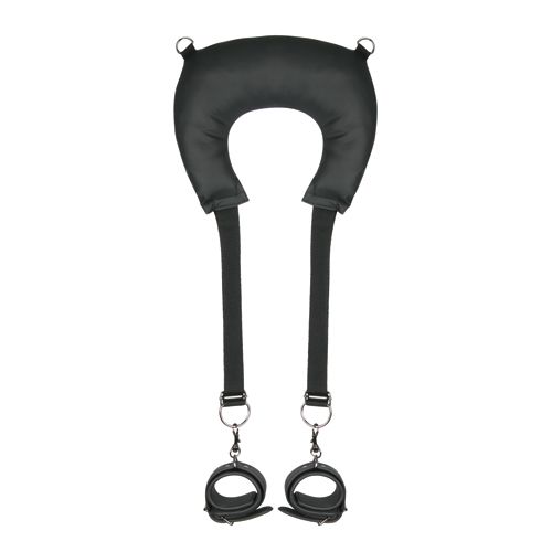 Image of Easytoys Fetish Collection Pillow & Ankle Cuffs Leg Position Strap 