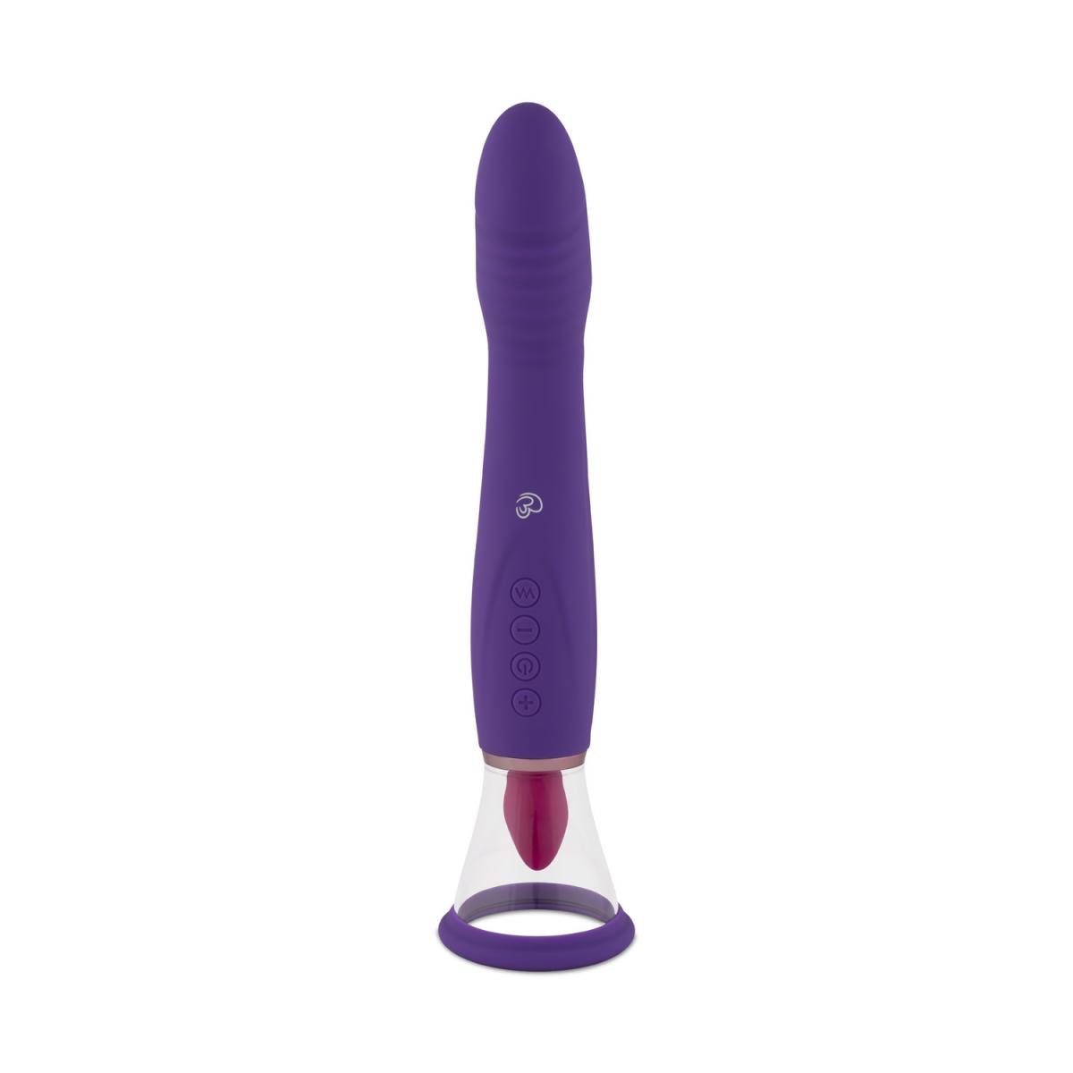 Image of Easytoys Mini Vibe Collection Pleasure Pump Met GSpot Vibrator Paars