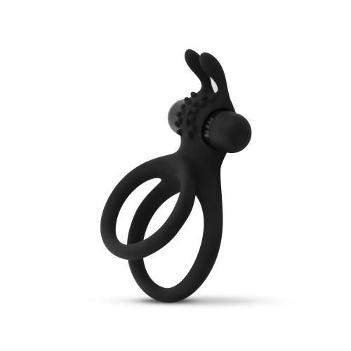 Share Ring - Dubbele Vibrerende Cockring Met Rabbit Oortjes afbeelding