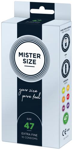 Image of Mister Size MISTER.SIZE 47 mm Condooms 10 stuks 