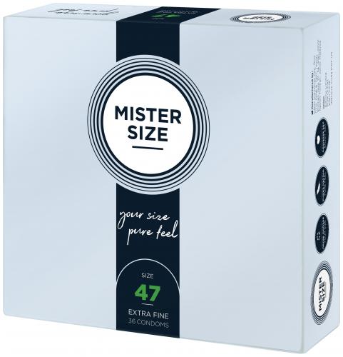 Image of Mister Size MISTER.SIZE 47 mm Condooms 36 stuks 