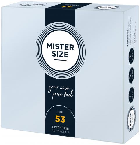 Image of Mister Size MISTER.SIZE 53 mm Condooms 36 stuks