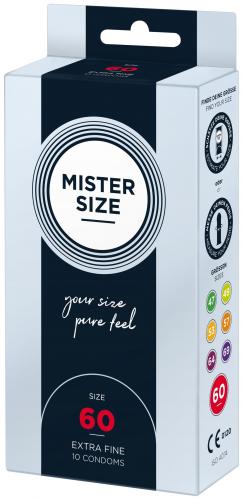 Image of Mister Size MISTER.SIZE 60 mm Condooms 10 stuks 