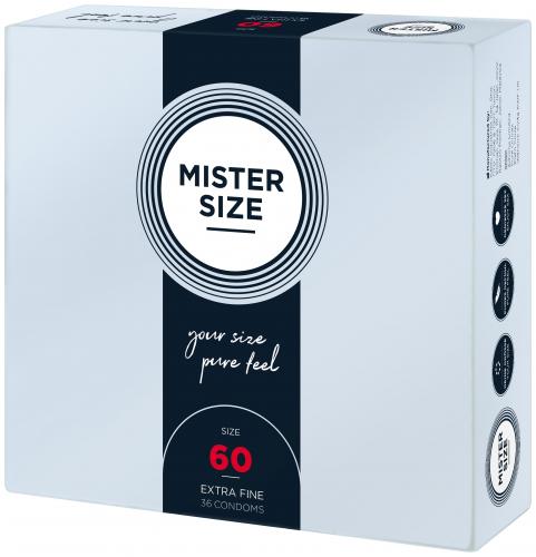 Image of Mister Size MISTER.SIZE 60 mm Condooms 36 stuks 