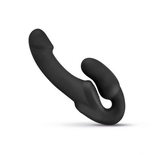 No-Parts - Morgan Strapless Strapon Dildo 22 cm - Zwart afbeelding