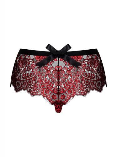 Image of Obsessive Redessia Kanten Slip Rood/Zwart 