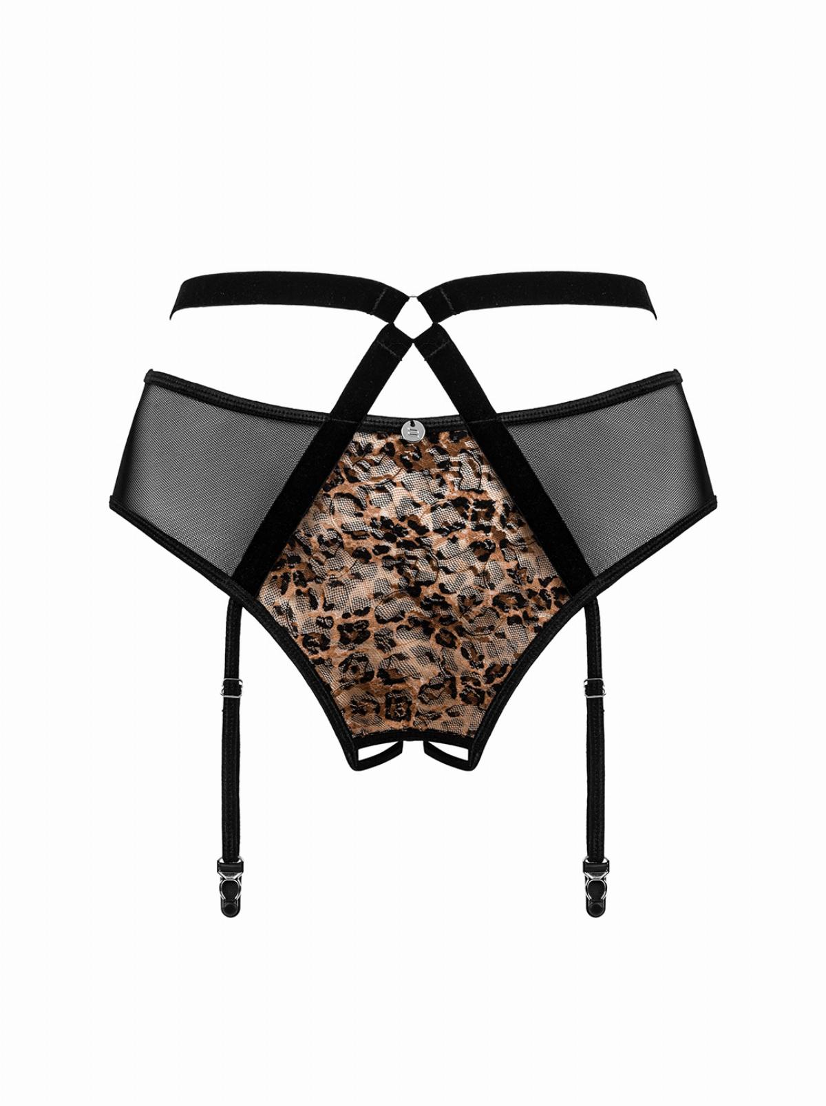 Allunes Sexy Jarretel Gordel - Luipaardprint - L/XL