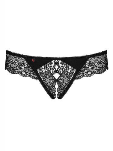 Miamor String Met Open Kruisje - Zwart - S/M afbeelding