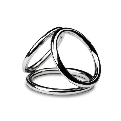 Sinner Gear Unbendable Sinner Triad Chamber Metalen Cock En Balring Medium