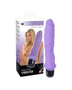 Grote Siliconen Vibrator - Paars