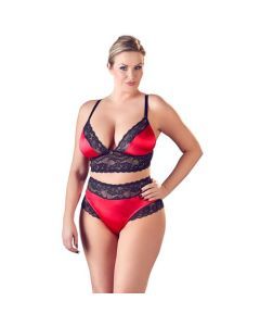 Satijnen Lingerie Set Met Kant