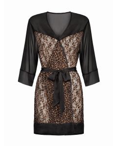 Allunes Sexy Kimono - Luipaardprint