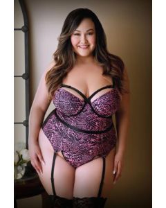Viviana Cage 2-Delige Jarretel Set - Snake