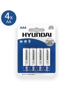 Super Alkaline AA-Batterijen - 4 Stuks