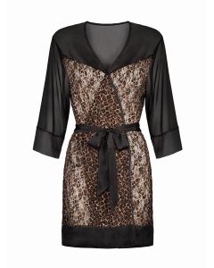 Allunes Sexy Kimono - Luipaardprint